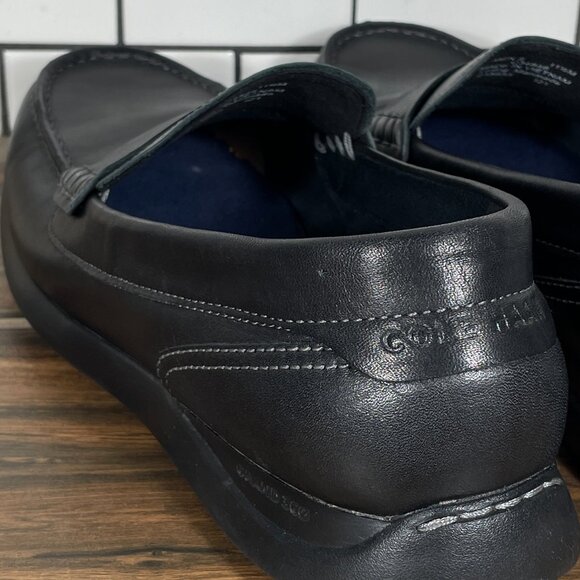 Cole Haan Grand Atlantic Penny Loafer Mens Size 11.5 Shoes Black Leather Slip On main image 7